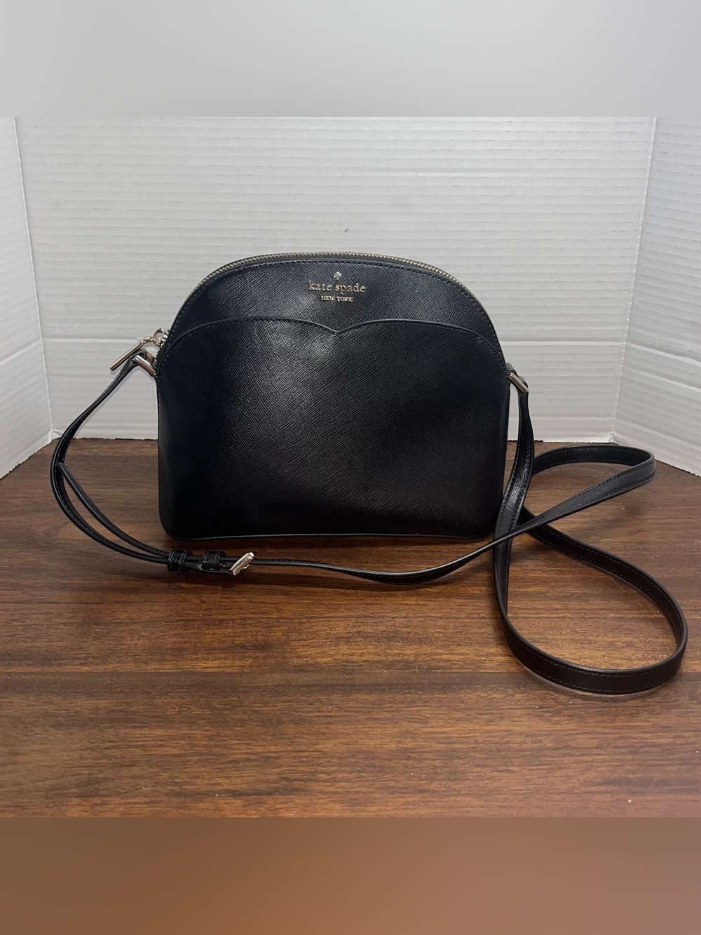 Kate Spade Payton Medium Dome Satchel Crossbody Women's Bag - Black